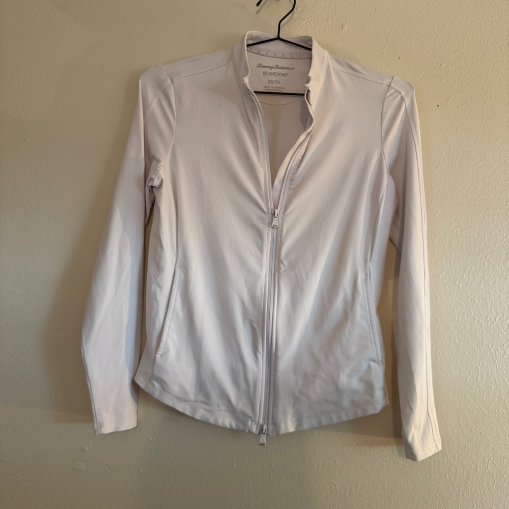 Tommy Bahama White Athletic Jacket